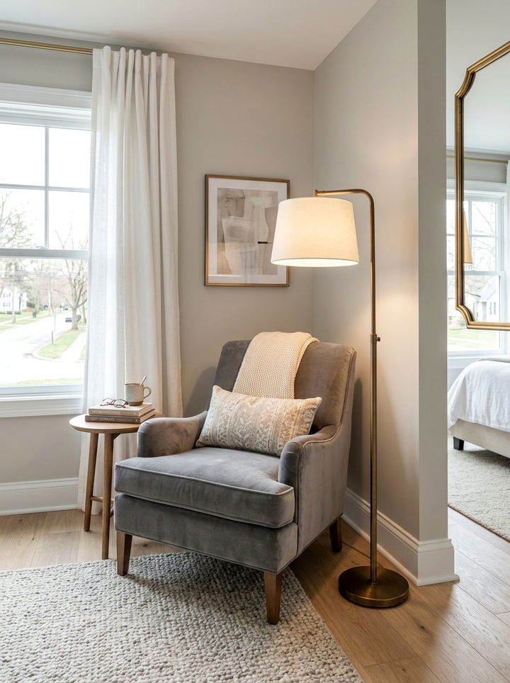 Bronze Standing Lamp - 30 bronze accent bedroom ideas