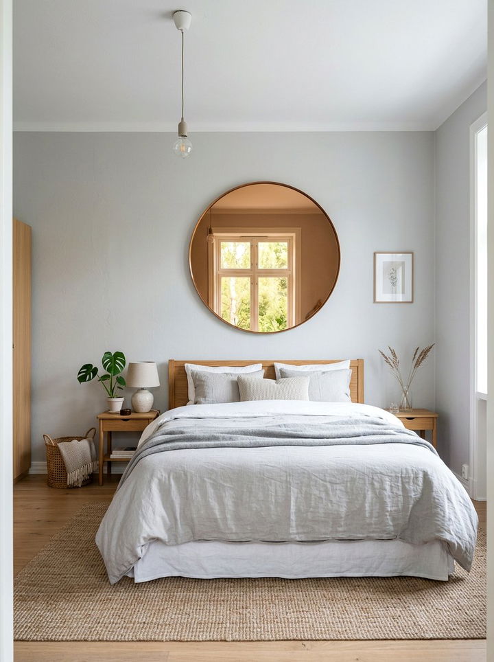 Bronze Wall Mirror - 30 bronze accent bedroom ideas