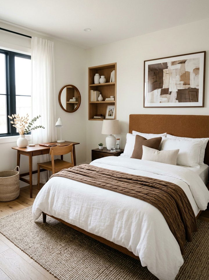 Brown And White Guest Bedroom - 30 brown and white bedroom ideas