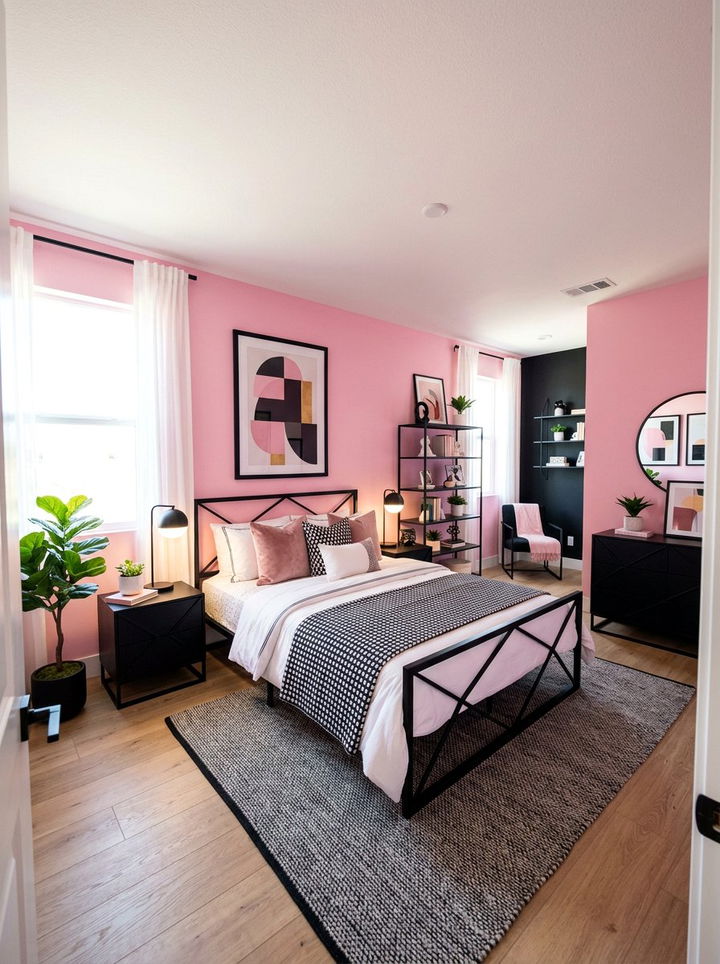 Bubblegum Pink Bedroom - 30 bedroom pink walls