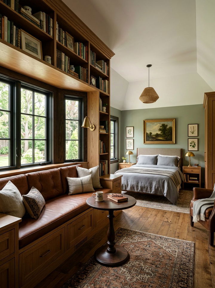 Built In Banquette - 30 bedroom seating arrangements ideas