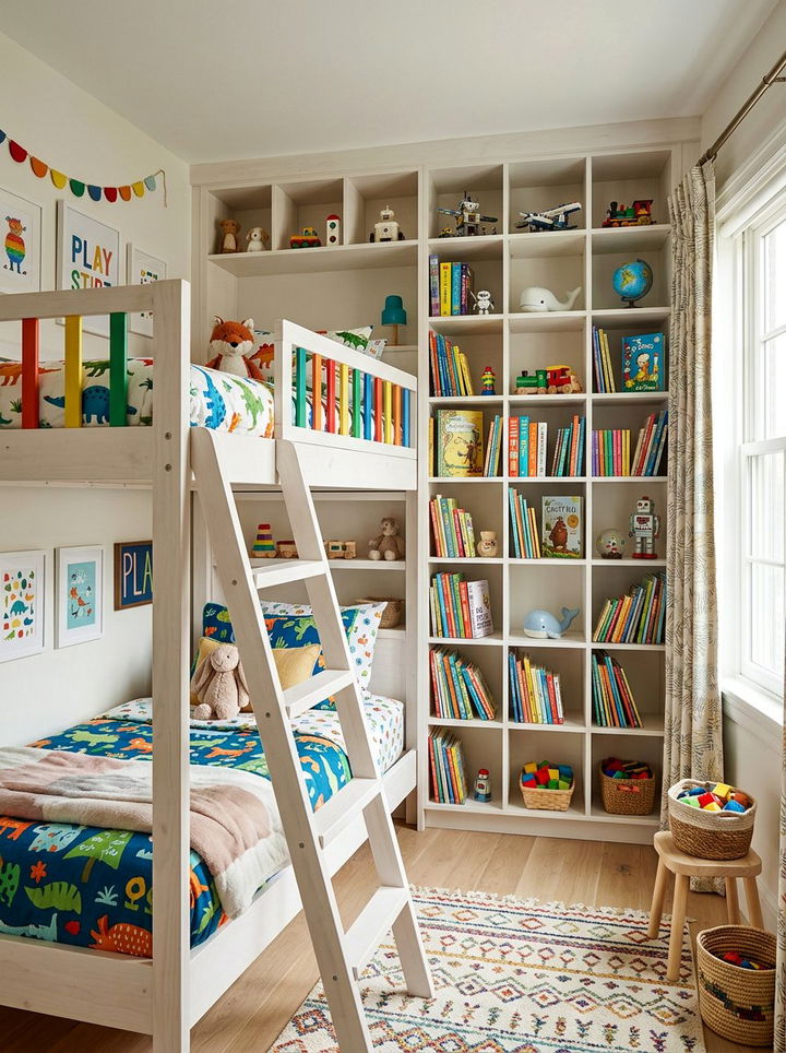 Built In Bunk Bed Shelves - 30 bedroom built-in shelves