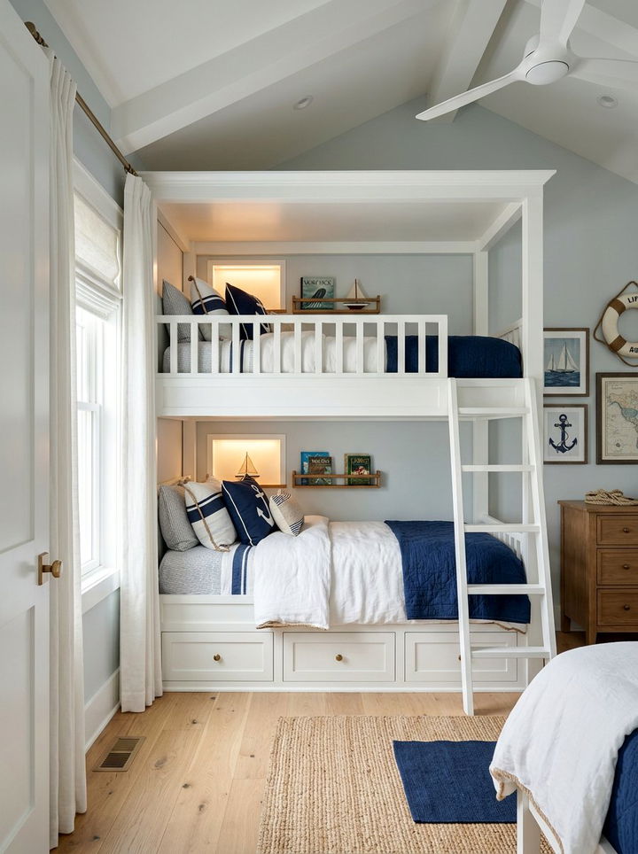 Built In Bunk Beds - 30 kids bedroom ideas