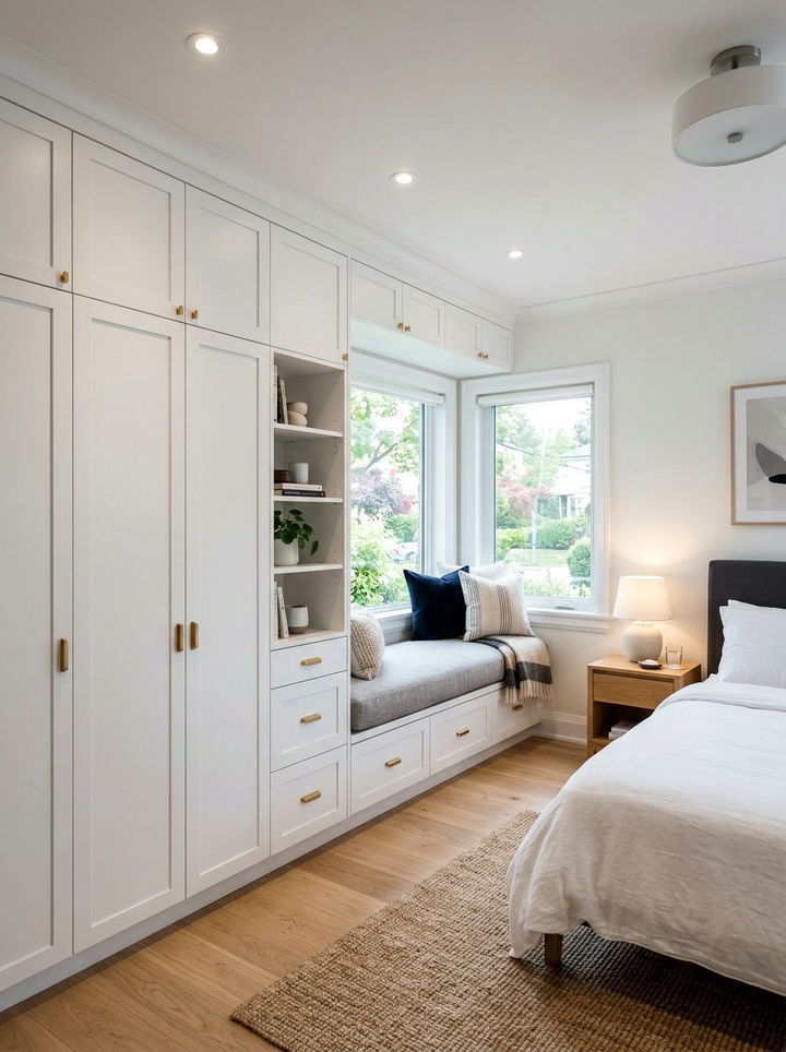 Built In Cabinets Bedroom - 30 bedroom wall storage ideas