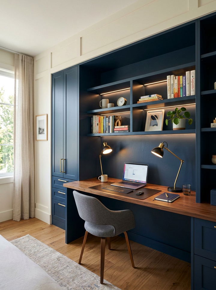 Built In Closet Desk - 30 bedroom study desk ideas