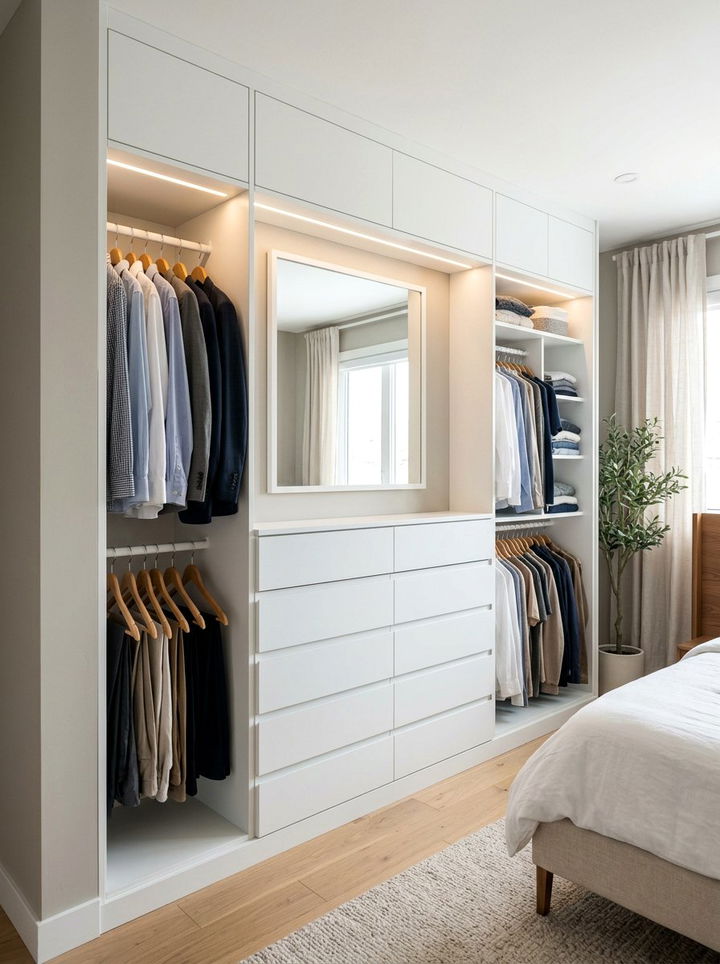 Built In Closet Drawer - 30 bedroom closet organization