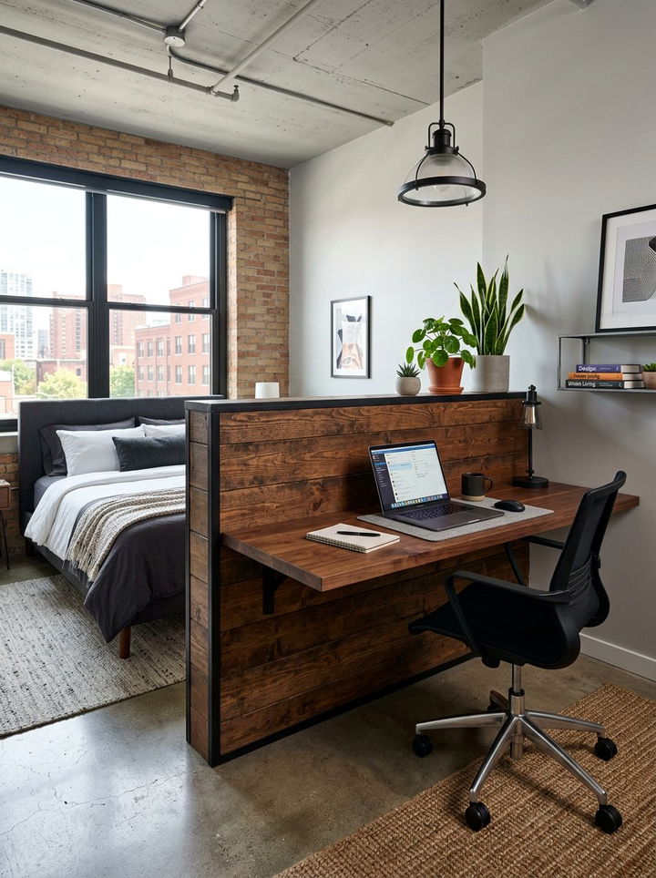 Built In Desk Bedroom Half Wall - 30 bedroom half wall ideas