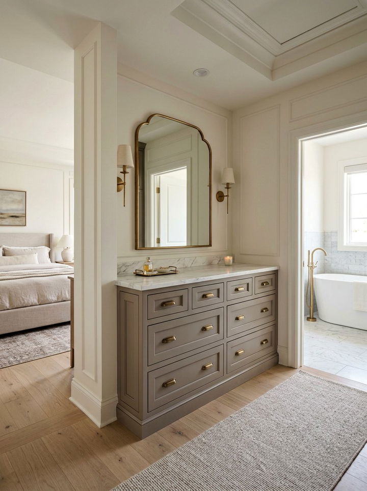 Built In Dresser Unit - 30 bedroom built-in storage ideas