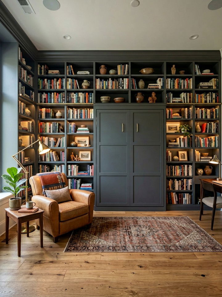 Built In Murphy Bed With Shelving - 30 bedroom murphy beds