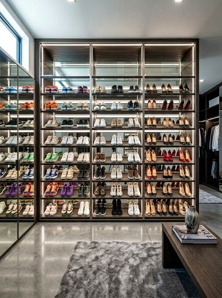 Built In Shoe Rack Wall - 30 bedroom built-in ideas