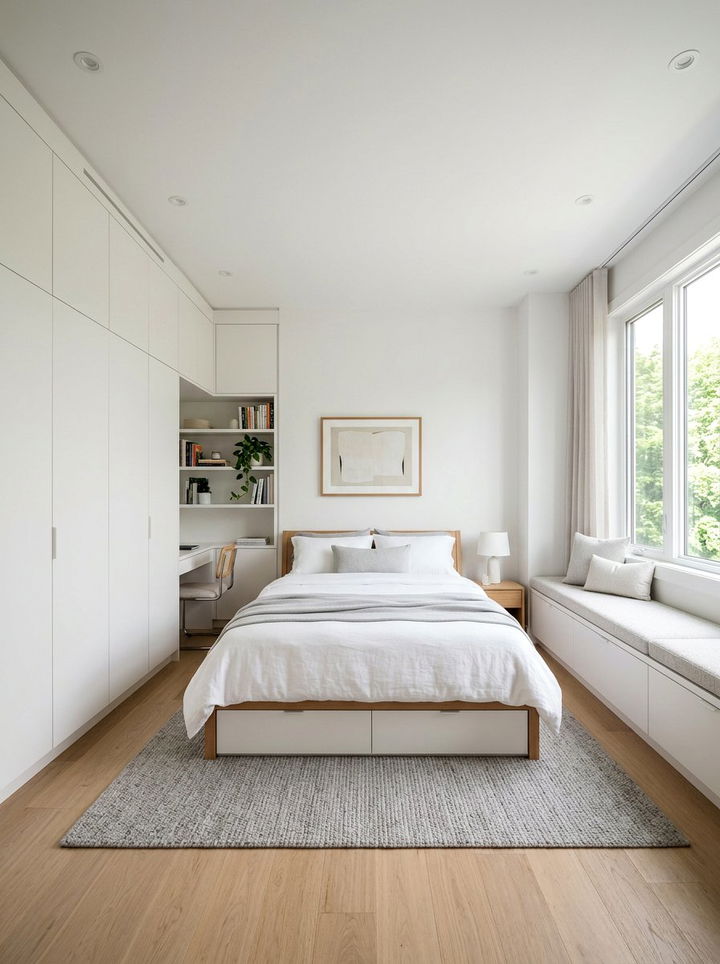 Built In Storage Bedroom - 30 contemporary bedroom ideas