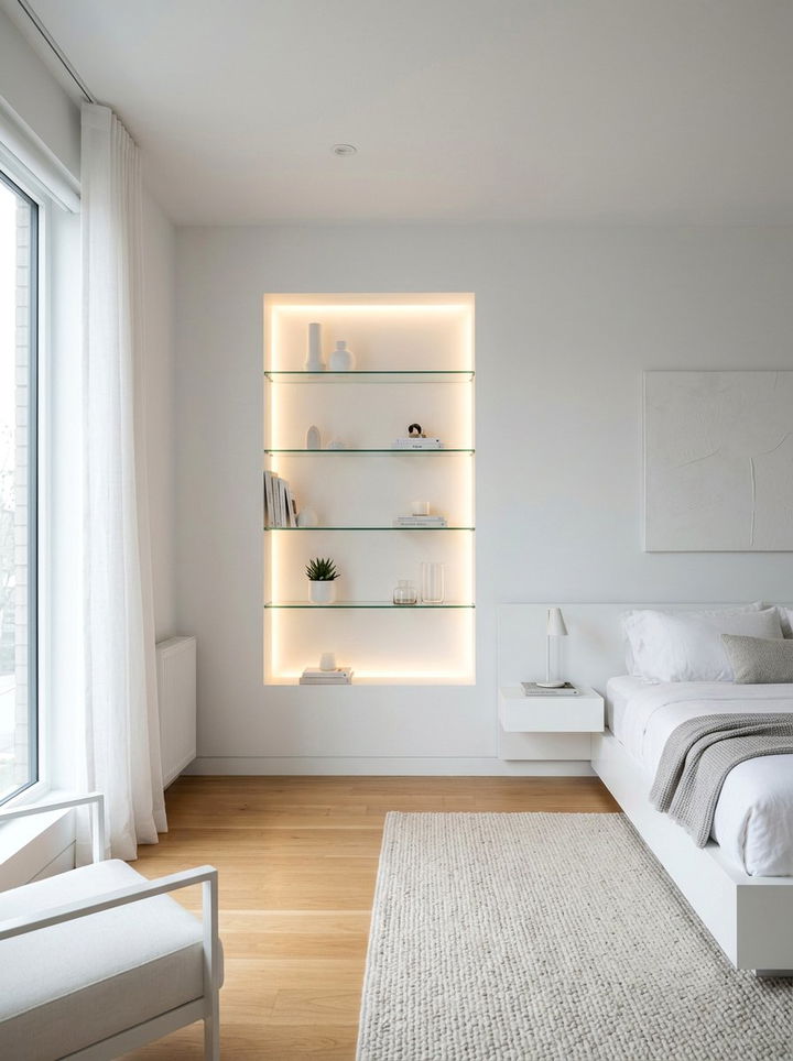 Built In Wall Niche - 30 bedroom medal display ideas