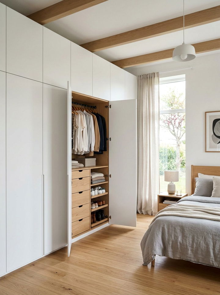 Built In Wardrobe - 30 bedroom organization ideas
