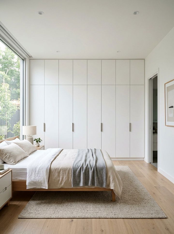 Built In Wardrobe - 30 boutique hotel bedroom ideas