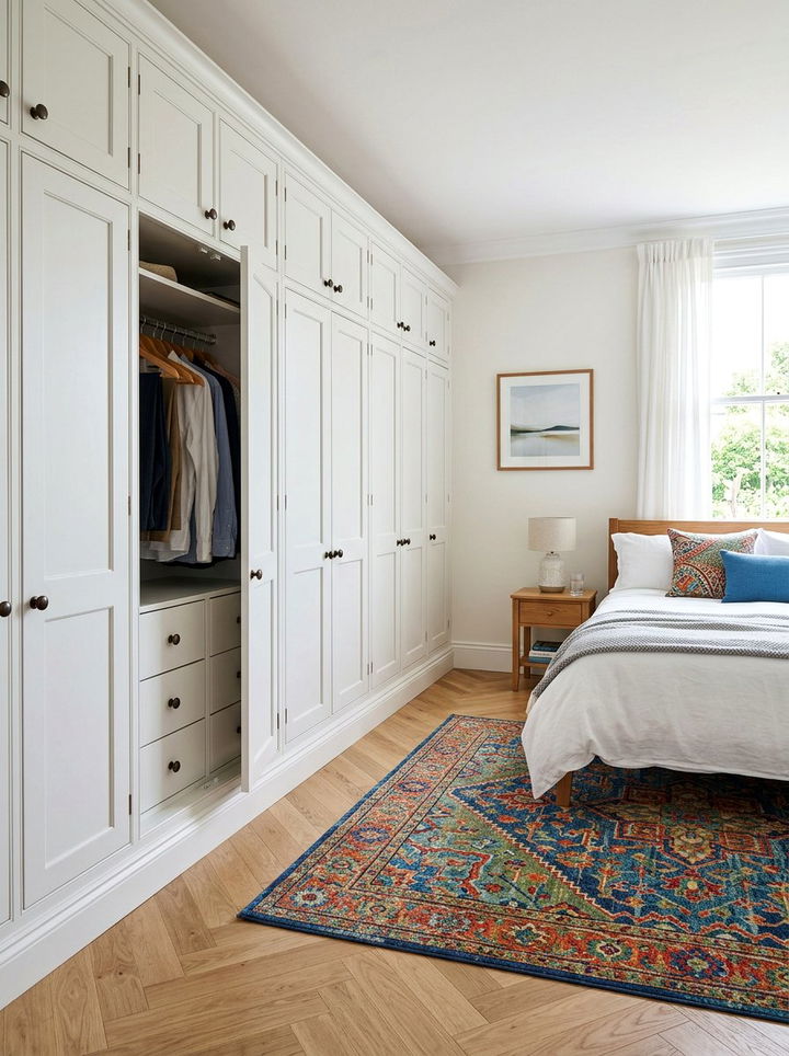 Built In Wardrobes - 30 small bedroom space storage ideas