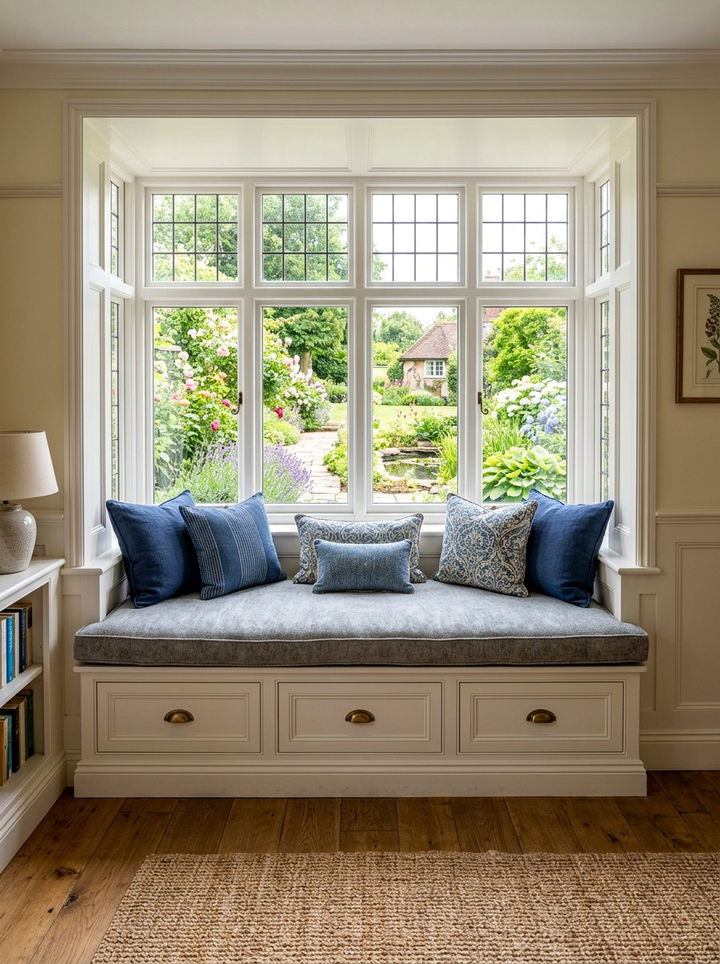 Built In Window Seat - 30 bedroom furniture ideas