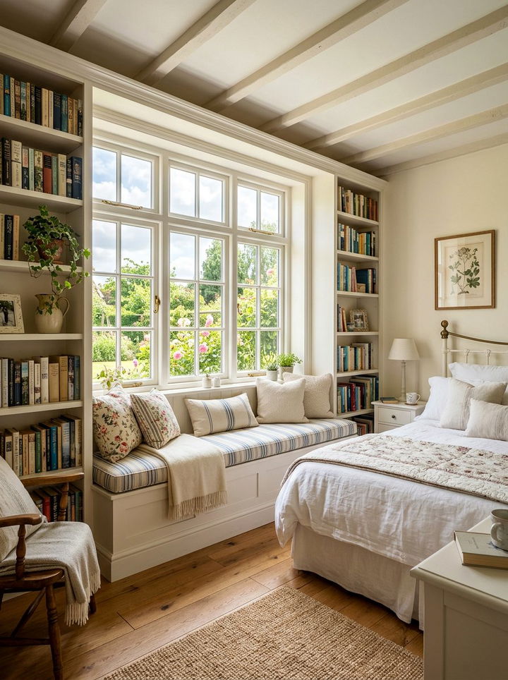 Built In Window Seat Bedroom - 30 high ceiling bedroom ideas