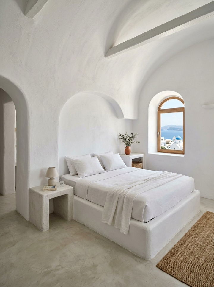 30 Greek Bedroom Ideas for a Beautiful Coastal Sanctuary