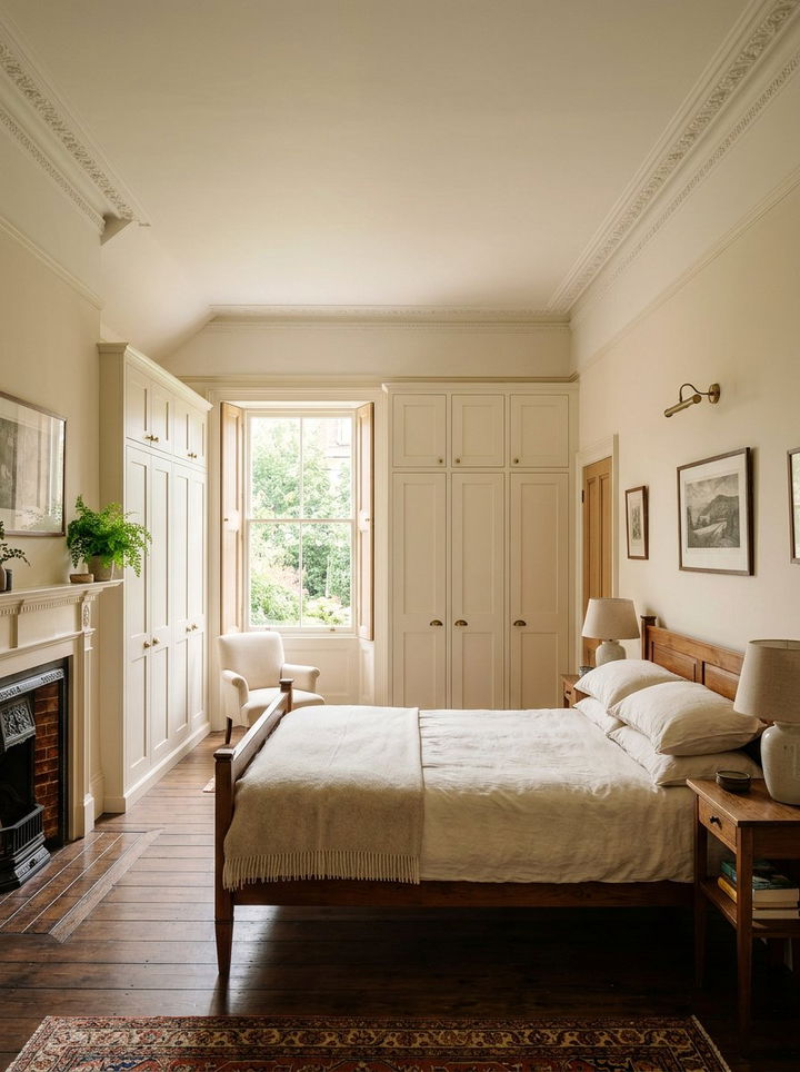 Built in period wardrobe - 30 period home bedroom ideas