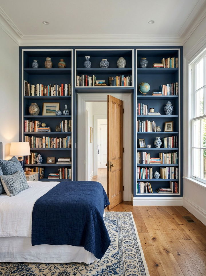 Built in shelving - 30 bedroom book displays