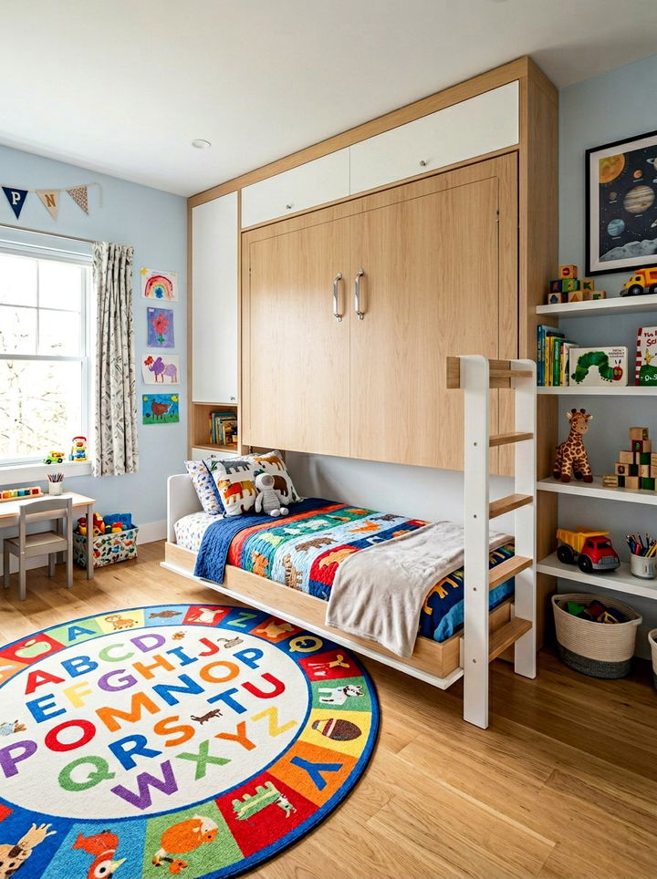 Bunk Bed Murphy Bed For Kids Room - 30 bedroom murphy beds