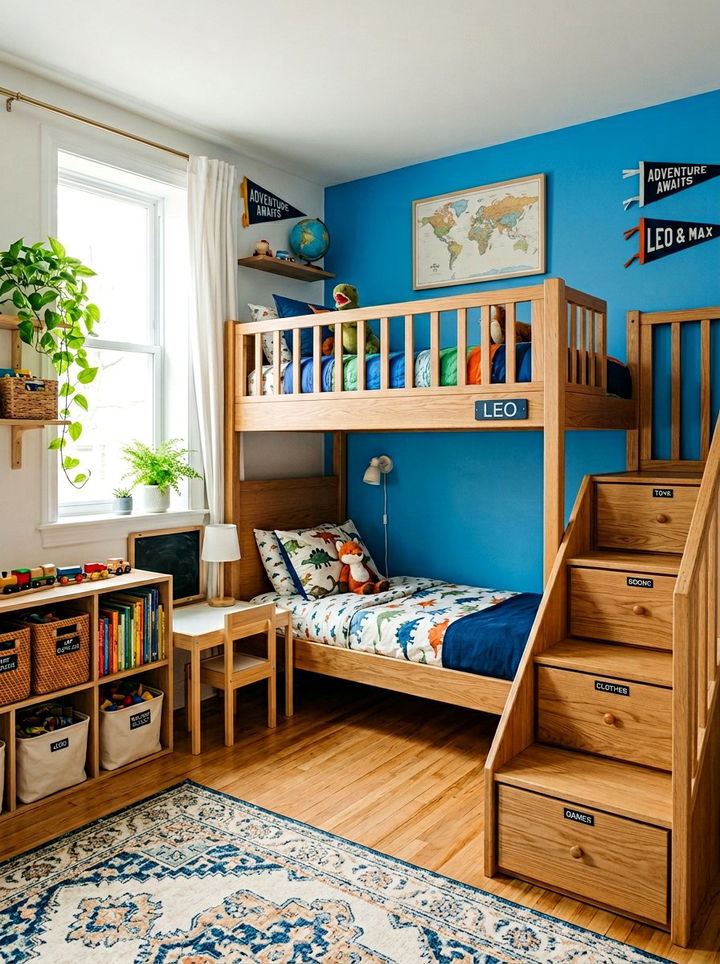 Bunk Bed With Storage - 30 bedroom transforming furniture ideas