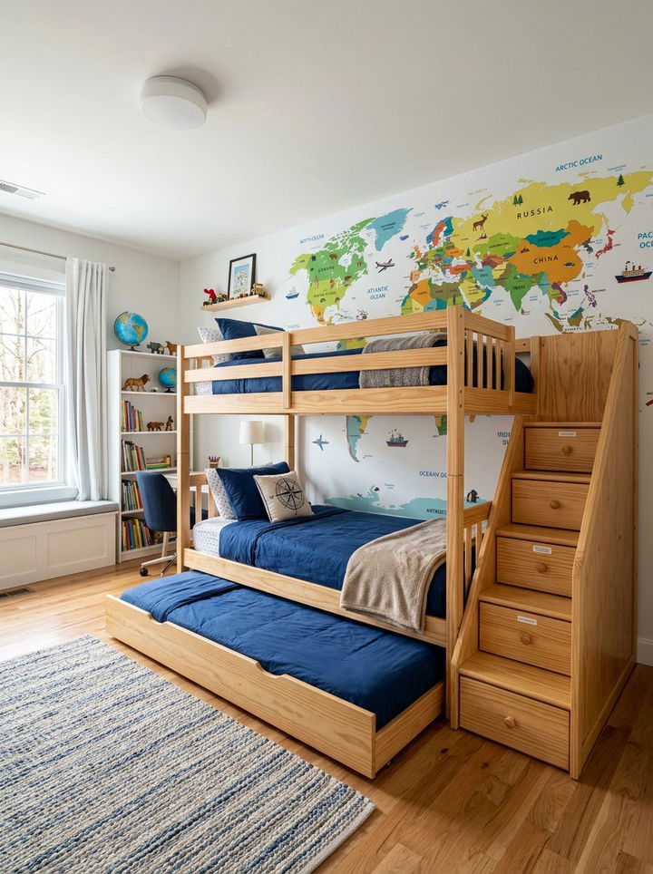 Bunk Bed With Trundle - 30 bedroom trundle beds