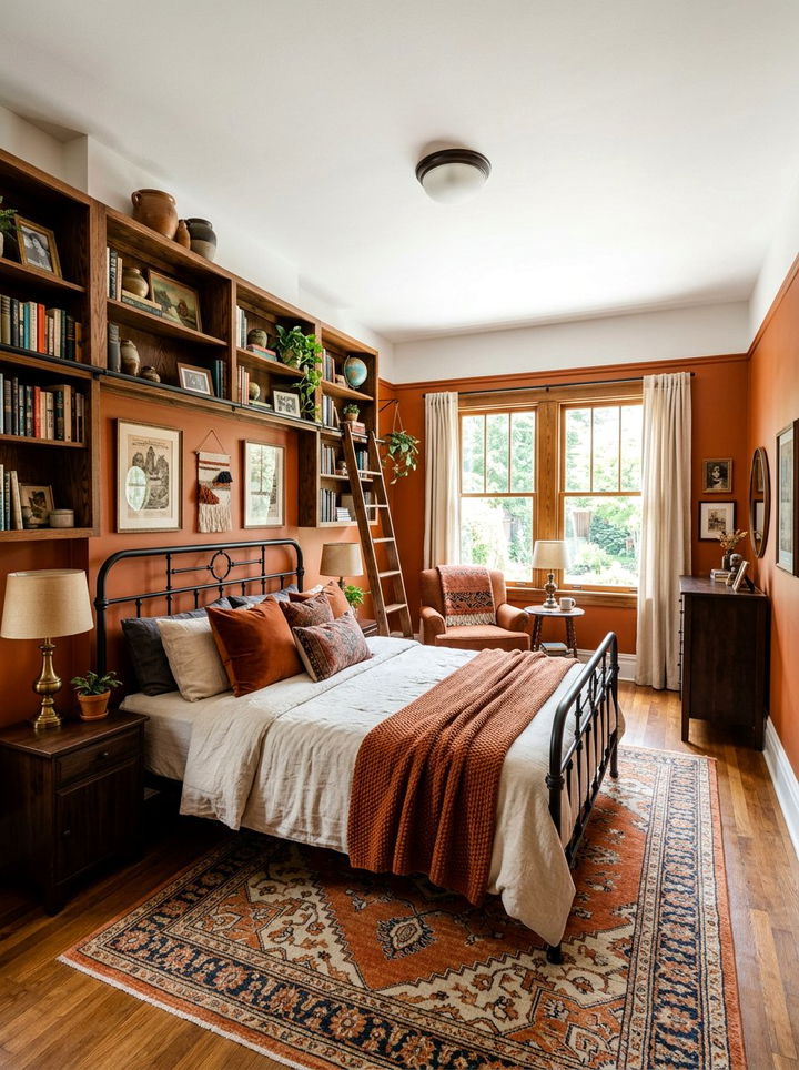 Burnt Orange Bedroom - 30 bedroom color ideas