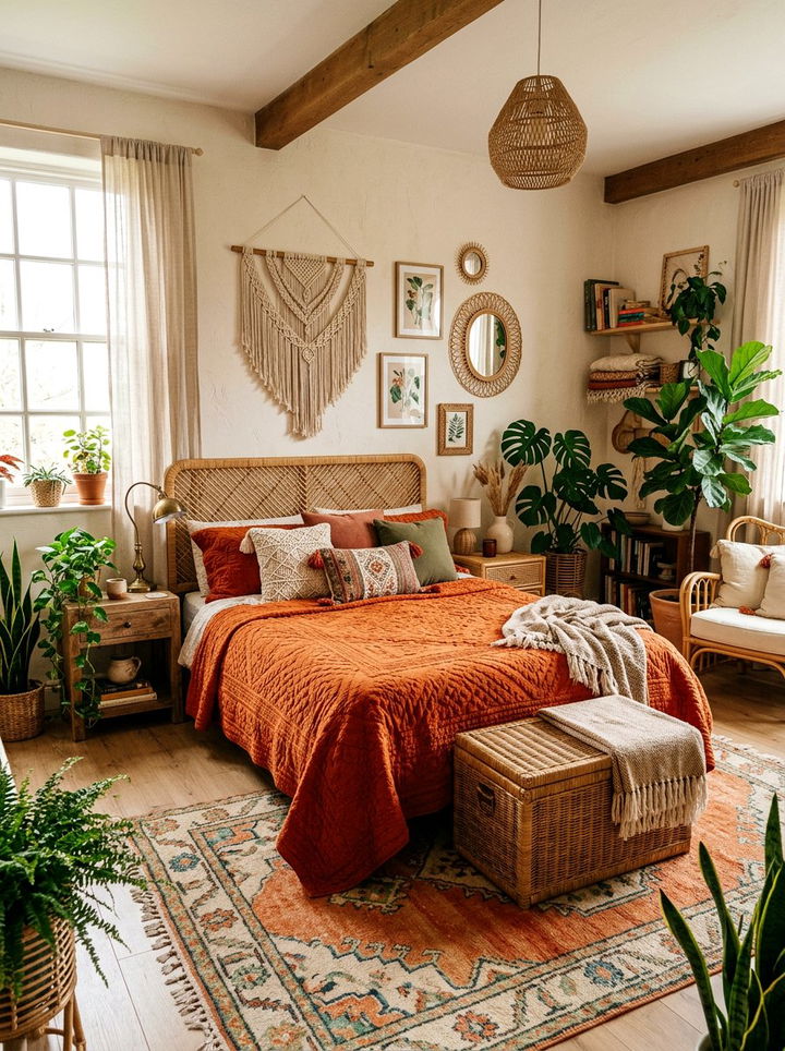 Burnt Orange Bedspread - 30 bedroom bedspreads