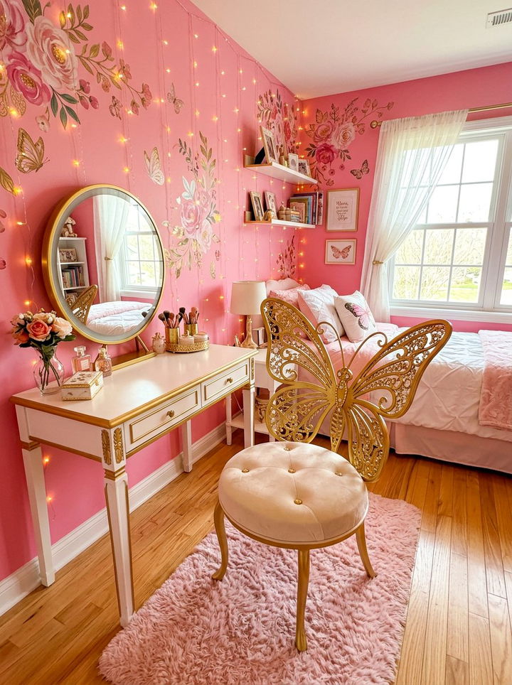 Butterfly Vanity Chair - 30 bedroom vanity stools