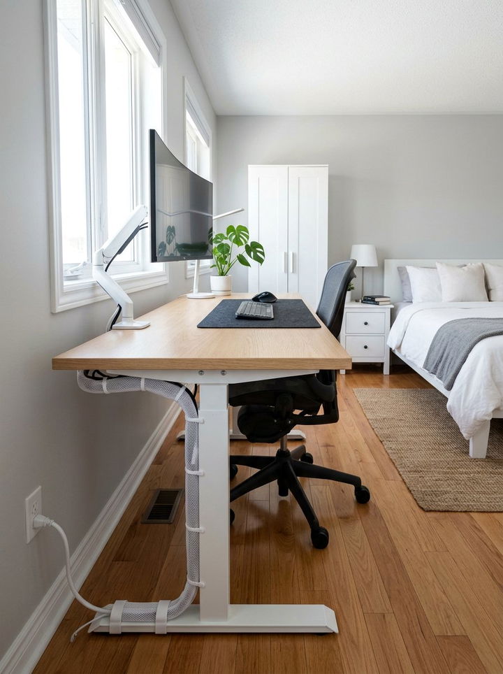 Cable Management Setup - 30 streaming setup bedroom ideas