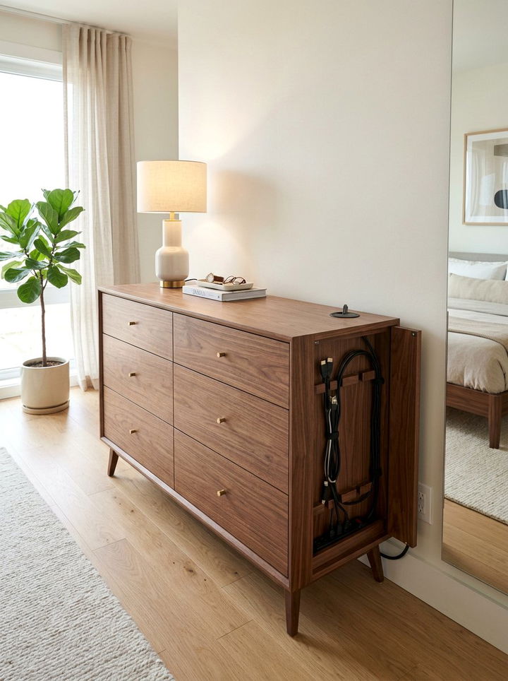 Cable Management Storage Furniture - 30 bedroom cable organizers