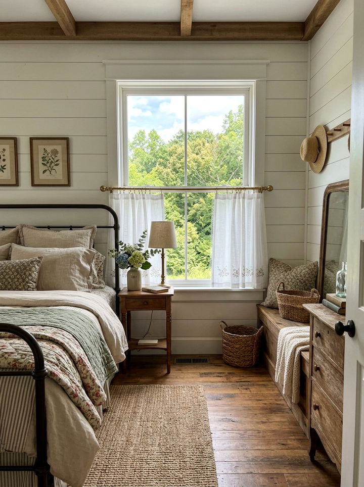 Cafe Curtains - 30 bedroom window treatment ideas