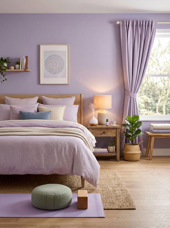 Calm Yoga Bedroom - 30 yoga bedroom ideas