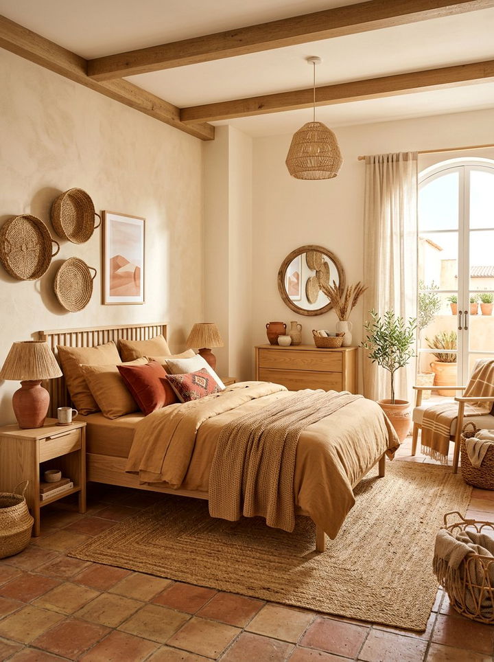 Camel And Terracotta Bedroom - 30 camel bedroom ideas