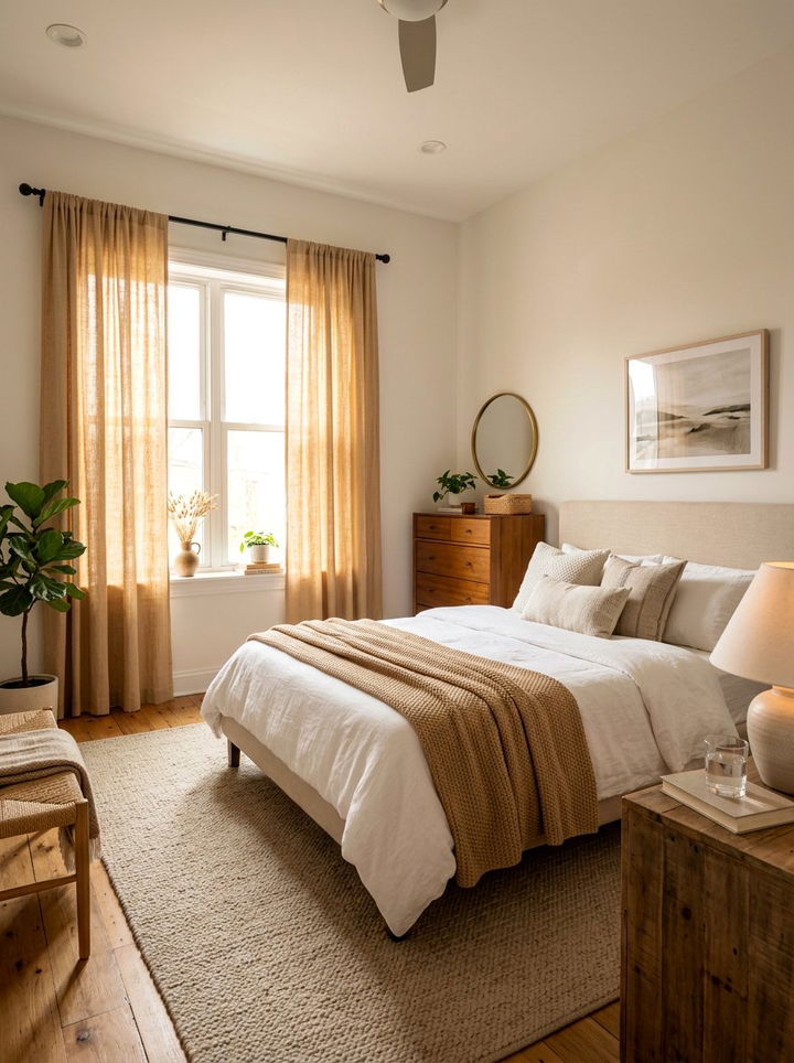 Camel Window Curtains - 30 camel bedroom ideas