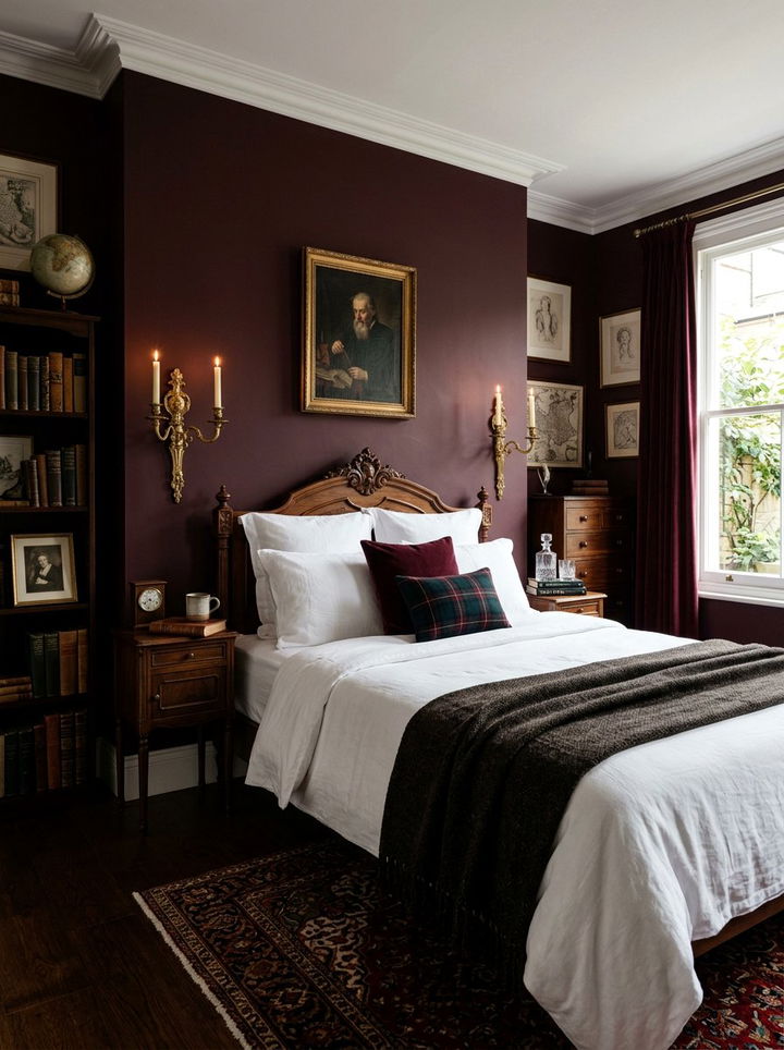 Candle Wall Sconce Bedroom - 30 dark academia bedroom ideas