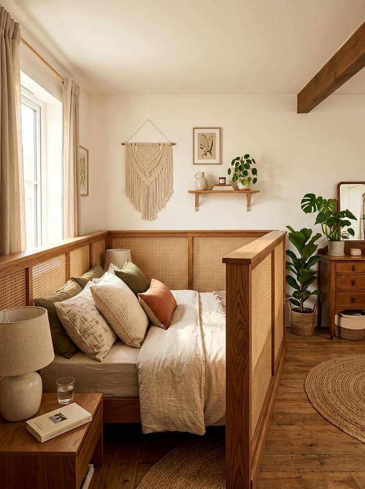 Cane Bedroom Half Wall - 30 bedroom half wall ideas