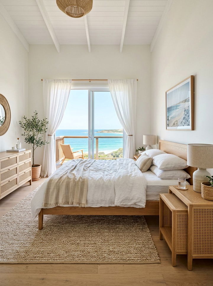 Cane Inlay Nesting Table - 30 bedroom nesting tables