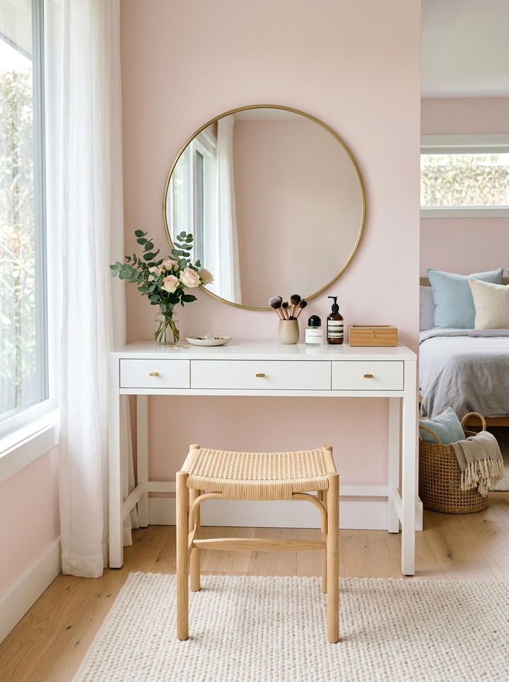 Cane Stool - 30 woven bedroom ideas