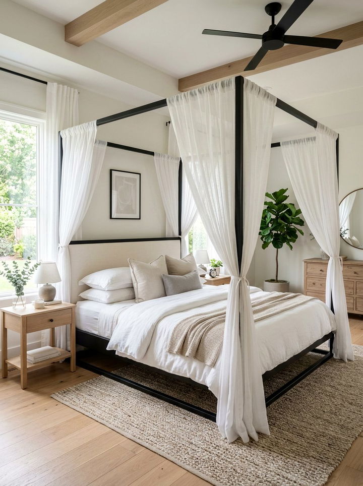Canopy Bed - 30 bedroom improvement ideas
