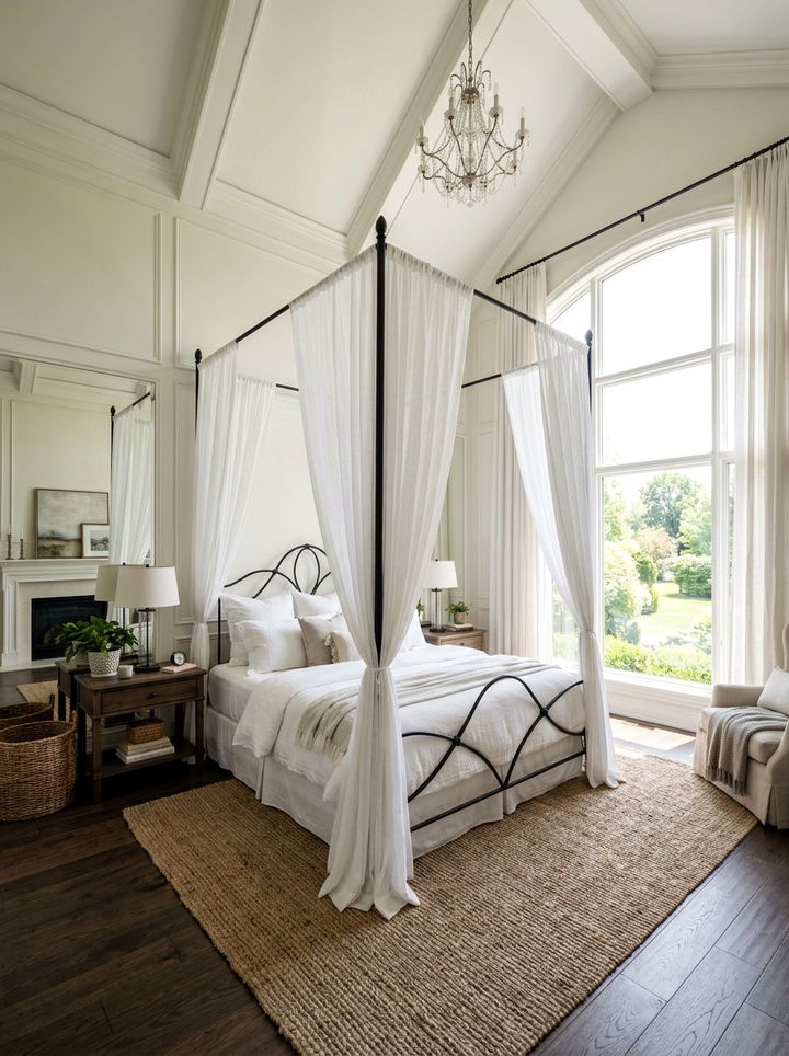 Canopy Bed - 30 character home bedroom ideas