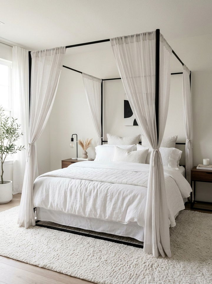 Canopy Bed - 30 sanctuary bedroom ideas