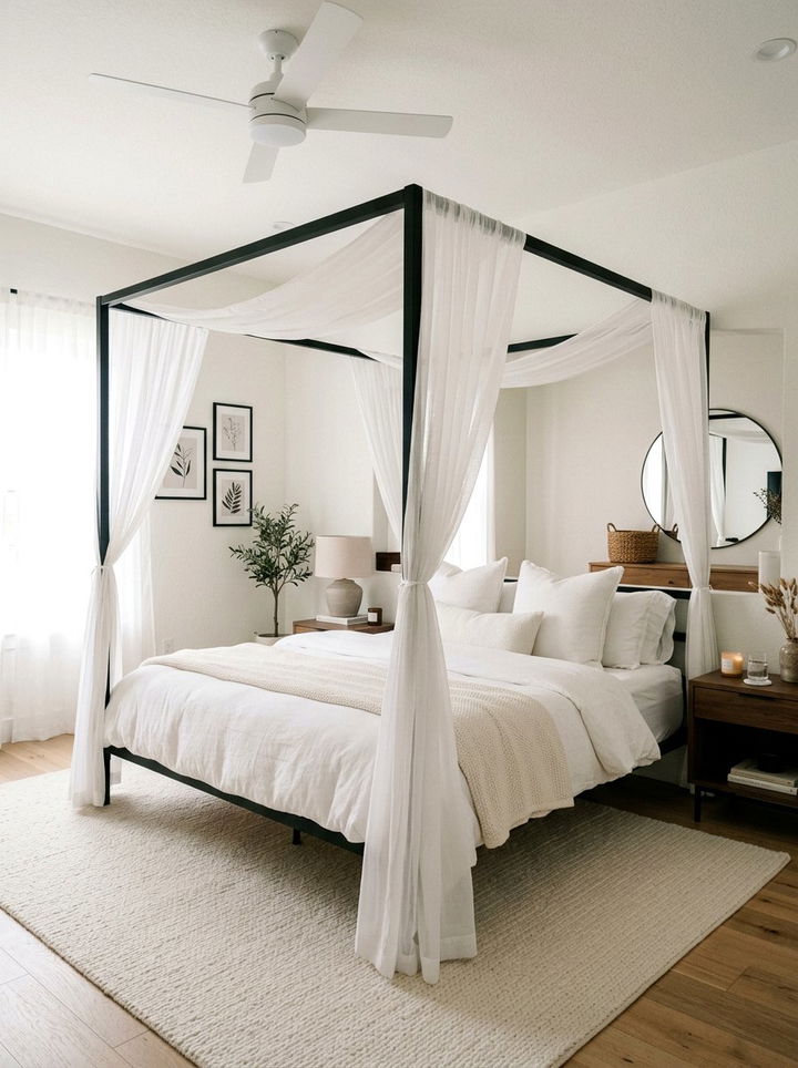Canopy Bed Bedroom - 30 peaceful bedroom ideas
