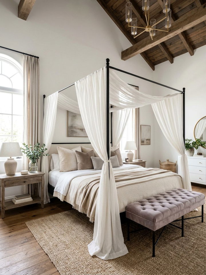 Canopy Bed High Ceiling - 30 high ceiling bedroom ideas