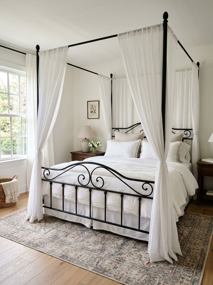 Canopy Bed With Drapes - 30 plush bedroom ideas