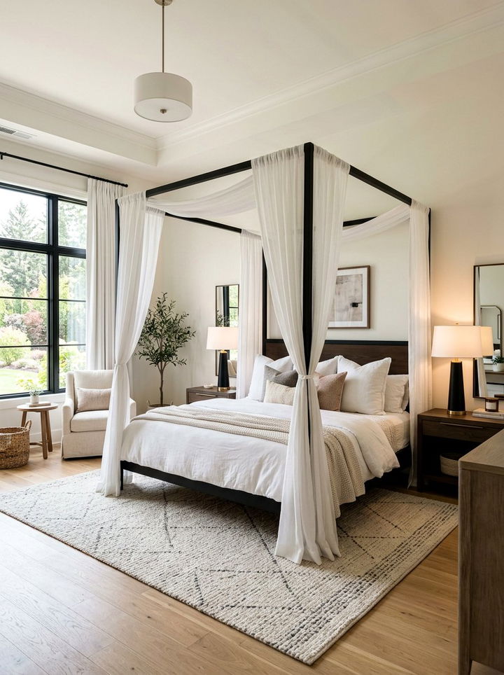 Canopy King Bed Layout - 30 king size bedroom ideas