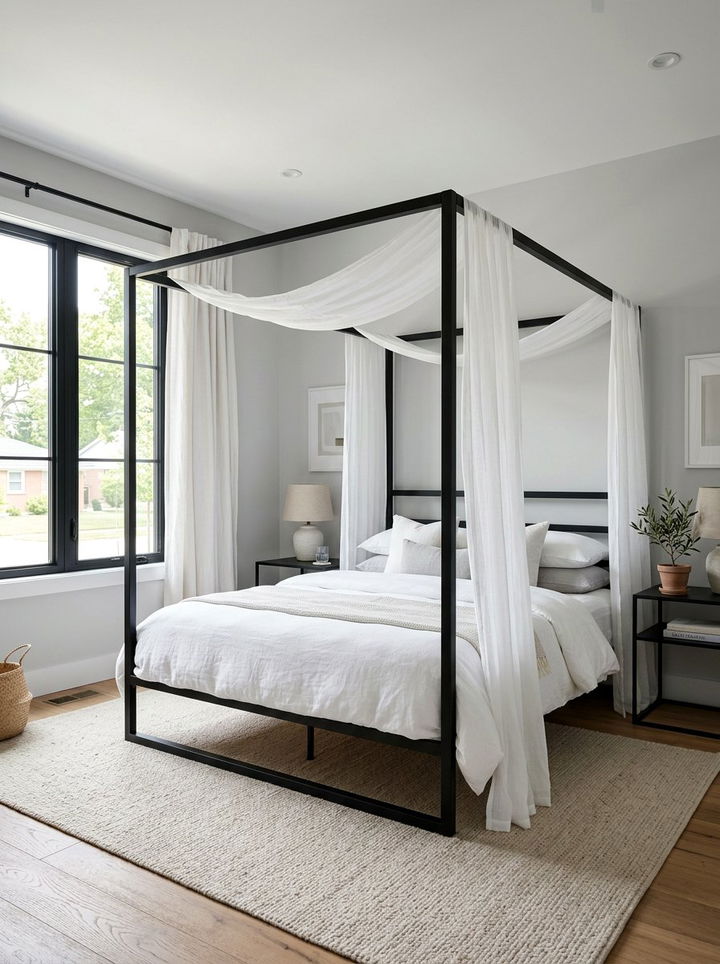 Canopy bed frame - 30 bedroom update ideas