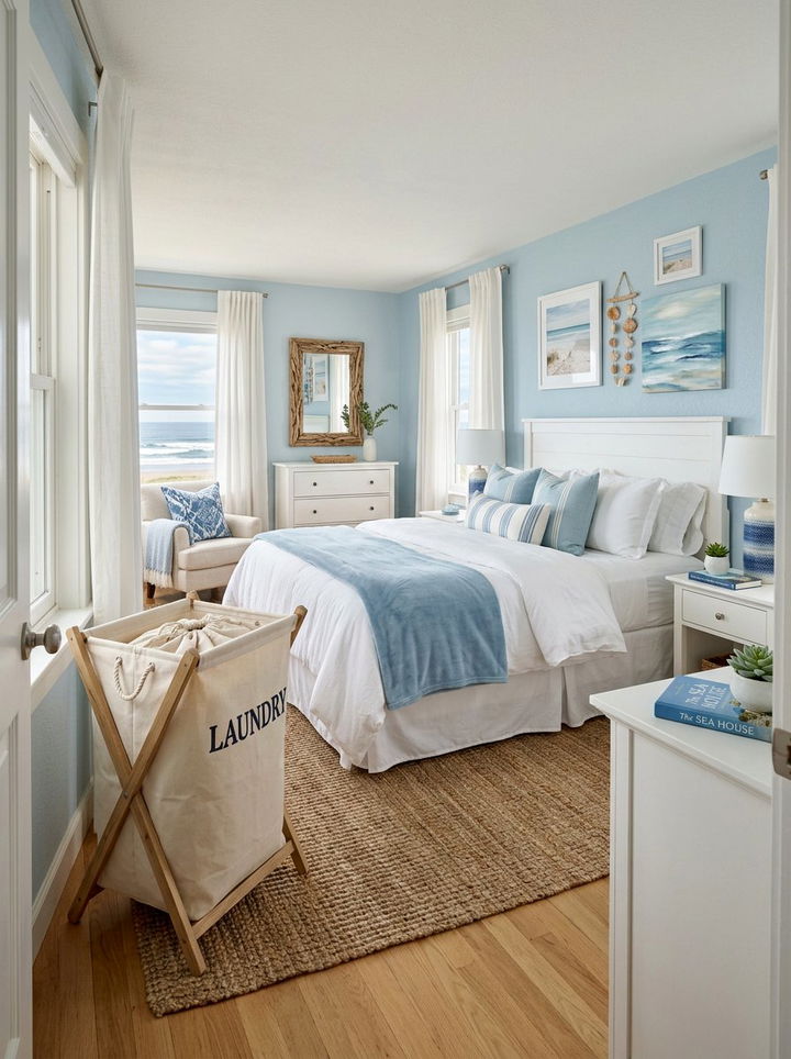 Canvas laundry bag with stand - 30 bedroom laundry baskets