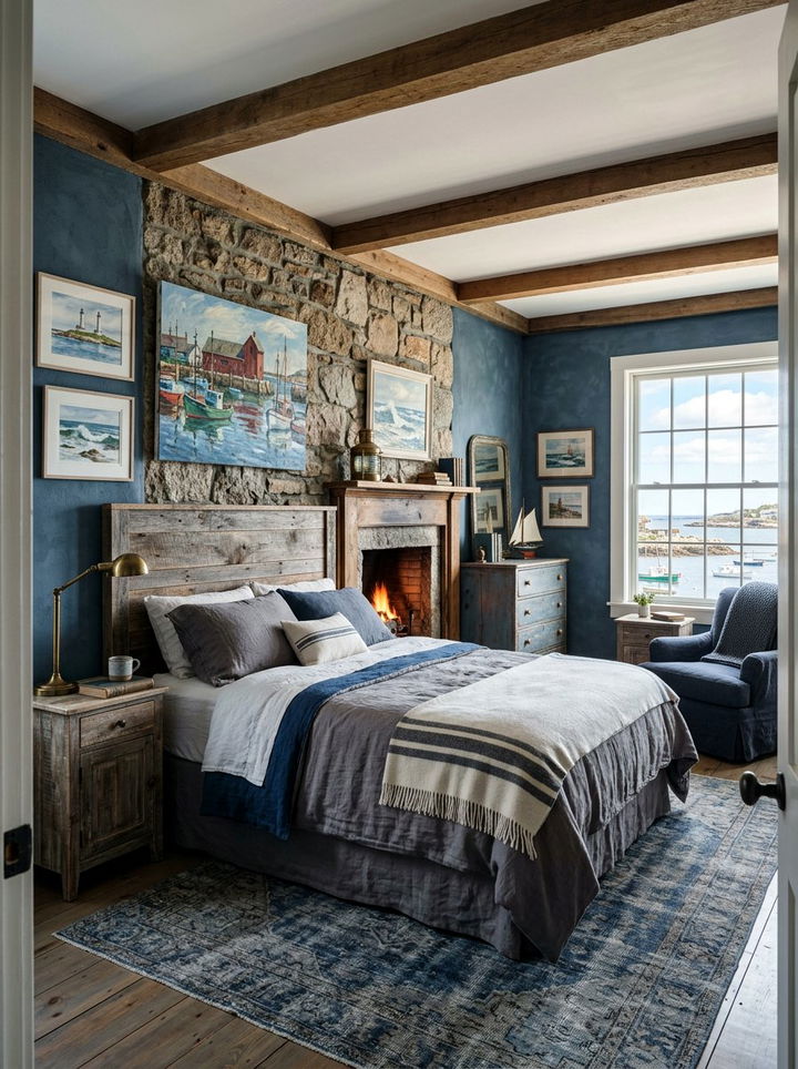 Cape Ann Bedroom - 30 New England bedroom ideas